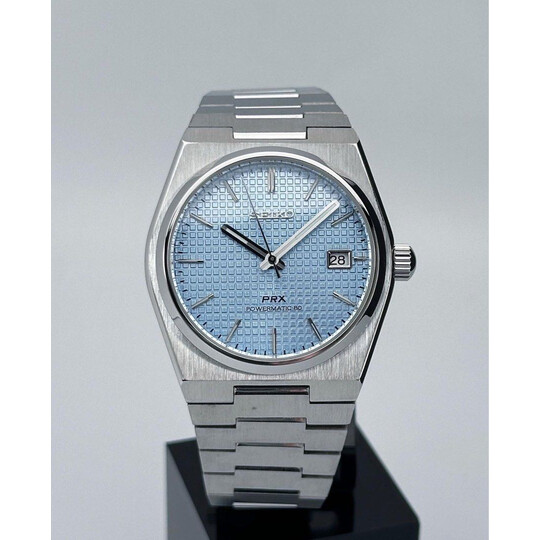 Custom Seiko Mod • Ice Blue PRX • 40mm